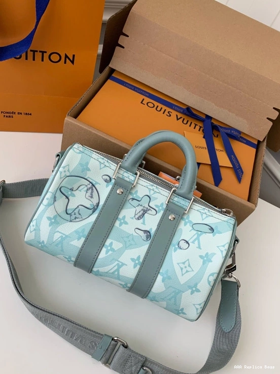 Aaa replica ru VUITTON KEEPALL BANDOULIÈRE LOUIS 25 0731